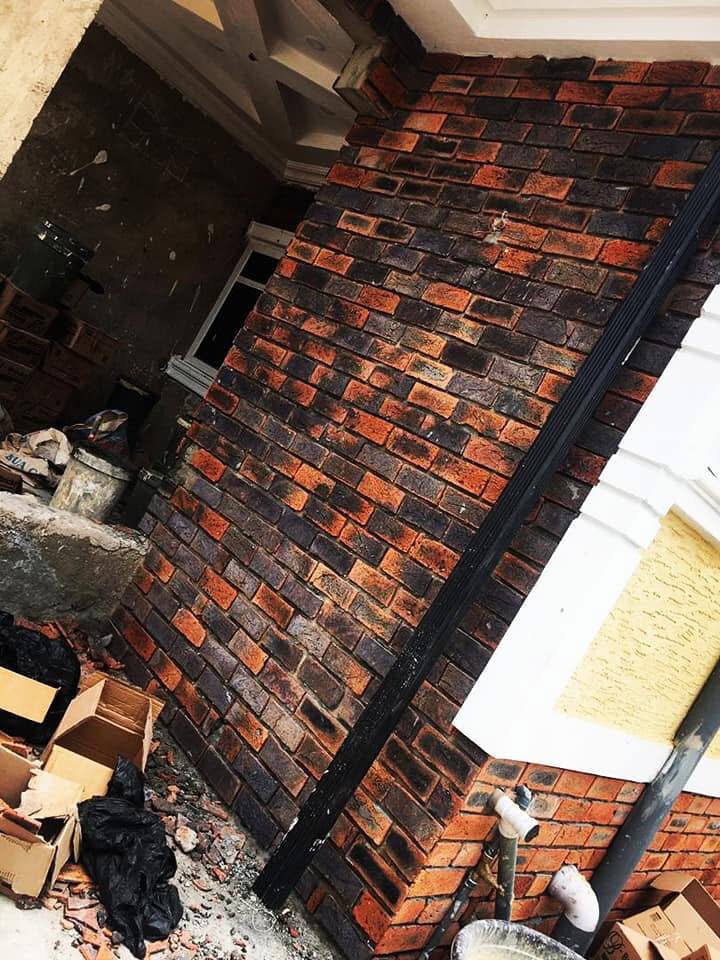 Burnt bricks Installation